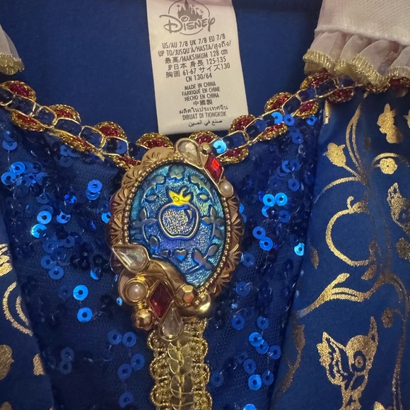 Disney Snow White official Red and Blue Gown Princess Costume - Picture 3 of 5